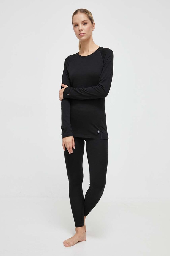 Функциональные леггинсы Smartwool Classic Thermal Merino SW018809 чёрный AW25