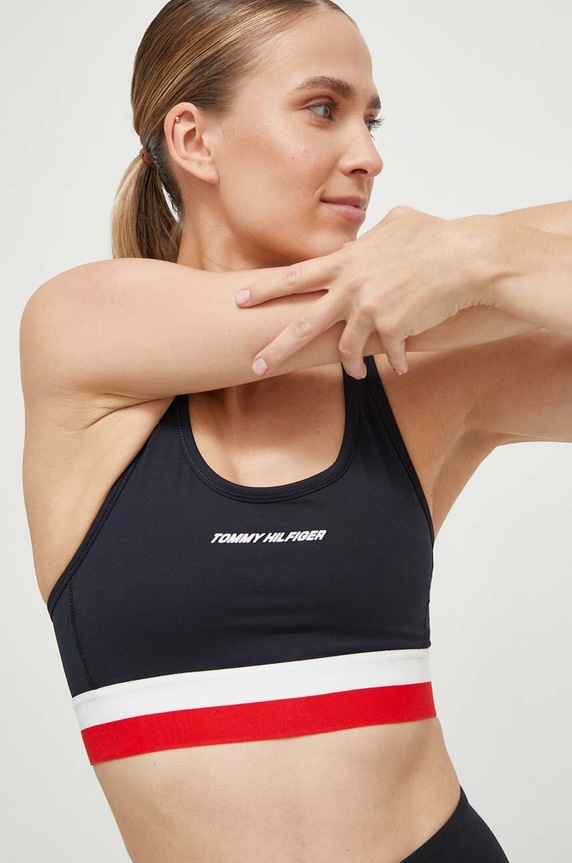 Podprsenka Tommy Hilfiger potisk námořnická modř S10S101803