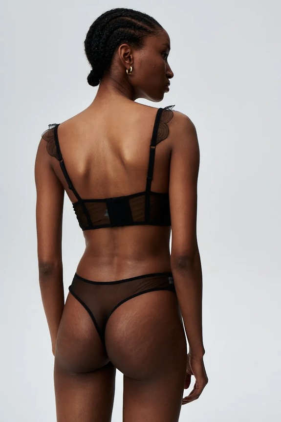 Tangice Undress Code 582 Bliss Thong Black 582 črna AA00