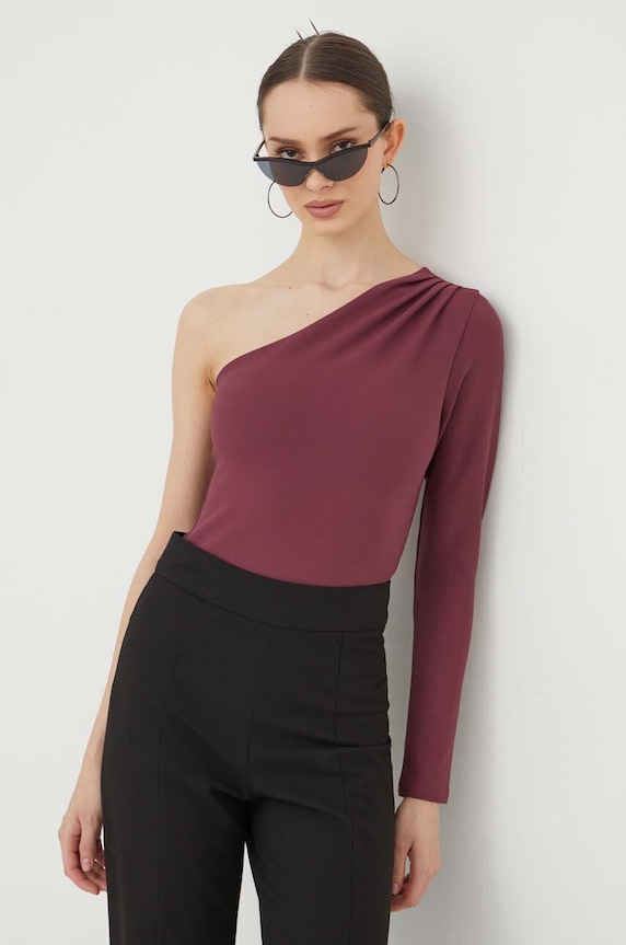 Body Abercrombie & Fitch slim fialová KI140.3569.500