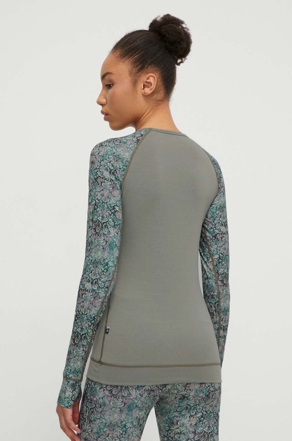 Picture longsleeve funkcyjny Milita Printed WTS500 zielony AW24