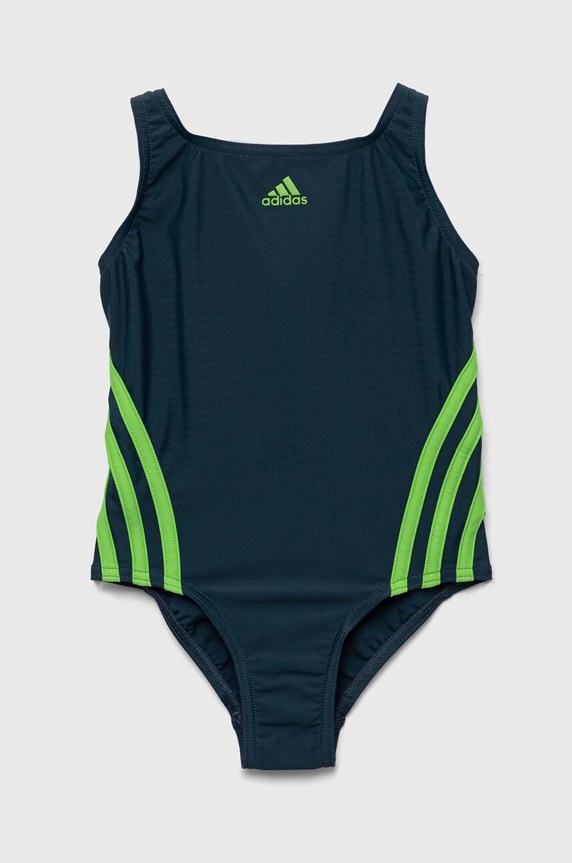 adidas Performance jednoczęściowy strój kąpielowy dziecięcy miękka zielony IA5412
