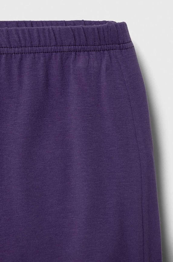 Lány United Colors of Benetton gyerek pizsama 37YW0P04Y.G.G.SEASONAL lila