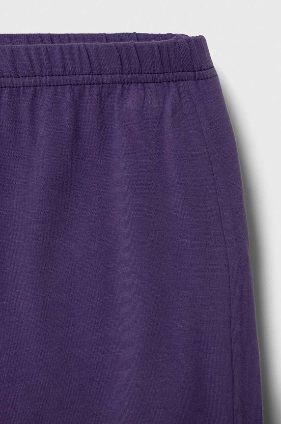 Lány United Colors of Benetton gyerek pizsama 37YW0P04Y.G.G.SEASONAL lila