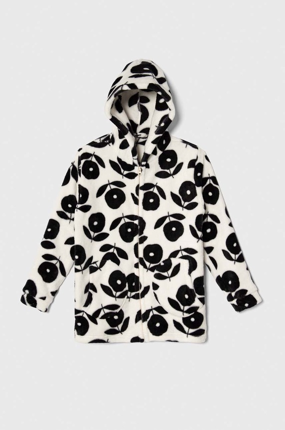 Дитячий халат United Colors of Benetton Planet friendly білий 6FK81800H.A.SEASONAL