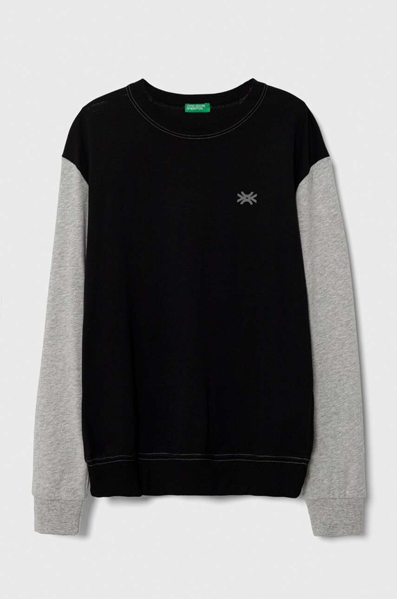 United Colors of Benetton gyerek pizsama 3VR50P056.G.SEASONAL fekete AW23