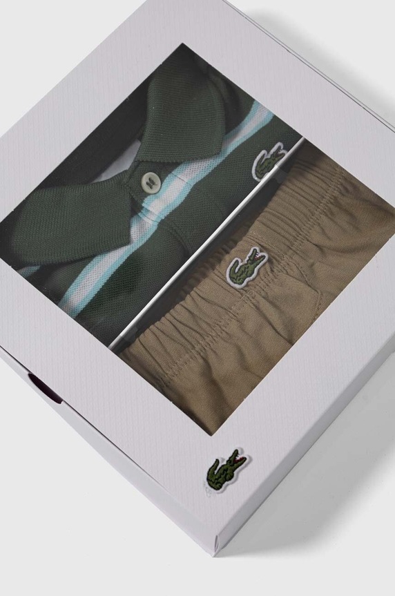 Pidžama za bebe Lacoste 4J1135 zelena