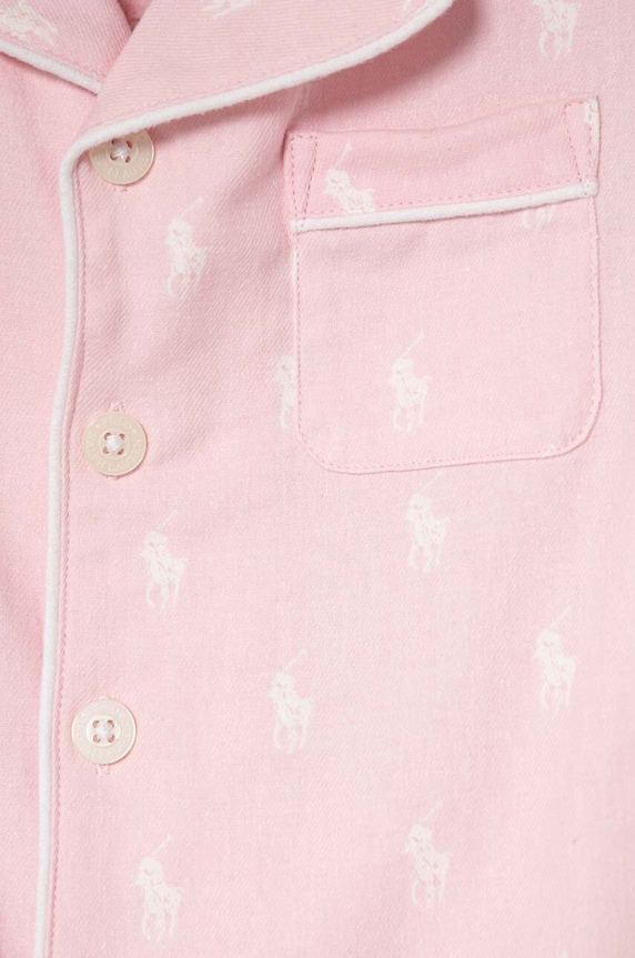 Chłopiec Polo Ralph Lauren piżama bawełniana dziecięca 4P0150 różowy