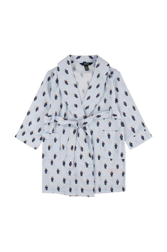 Dječji kućni ogrtač Polo Ralph Lauren plava 9P0033