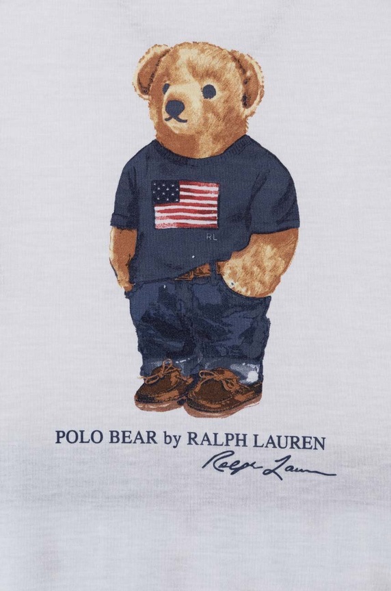 Chłopiec Polo Ralph Lauren piżama dziecięca 9P0111 biały