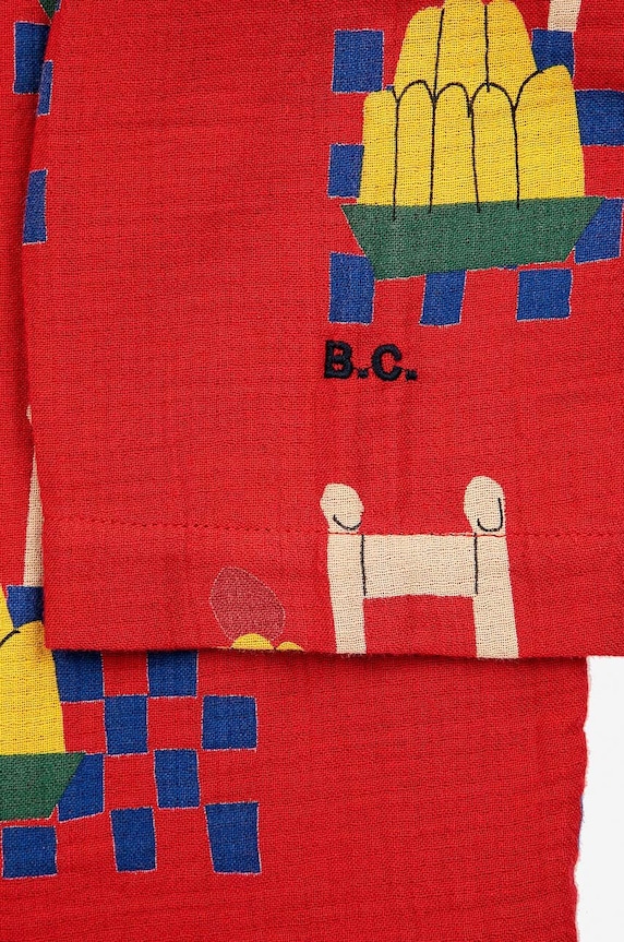 Dječja pidžama Bobo Choses 223FC013 crvena