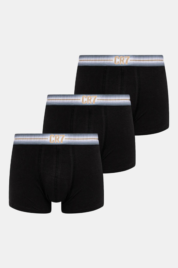 CR7 Cristiano Ronaldo bokserki bawełniane 3-pack bawełna czarny 8100.49.2745