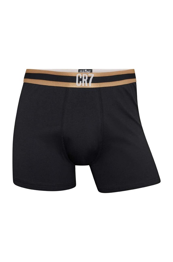 Bavlnené boxerky CR7 Cristiano Ronaldo 7-pak 8107.49.3103 čierna AW25