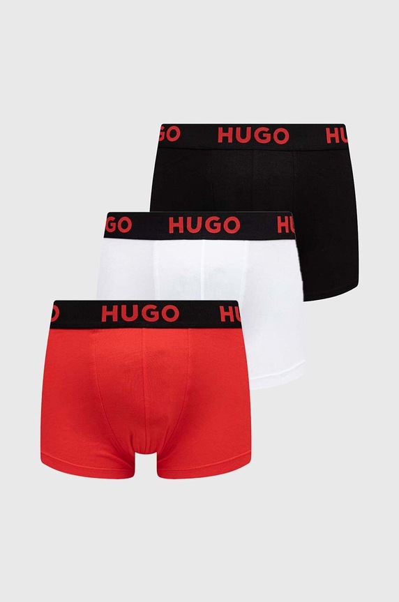 Boksarice HUGO 3-pack Pletenina pisana 50496723
