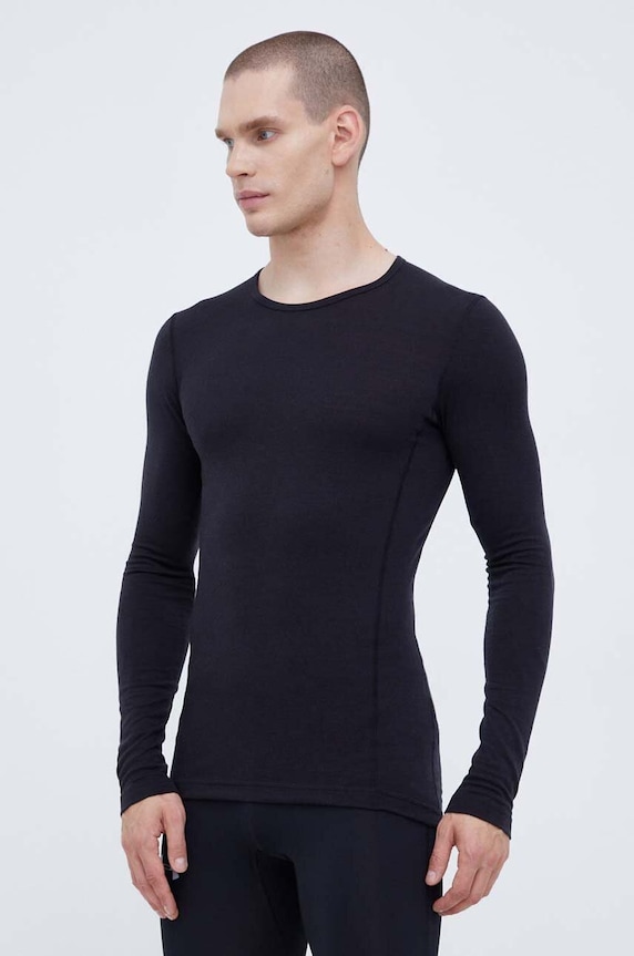 adidas TERREX longsleeve funkcyjny Xperior Merino 200 Planet friendly czarny HZ8563