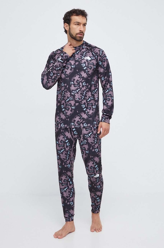 The North Face longsleeve funkcyjny Dragline NF0A7ZLQO3L1 czarny AW23