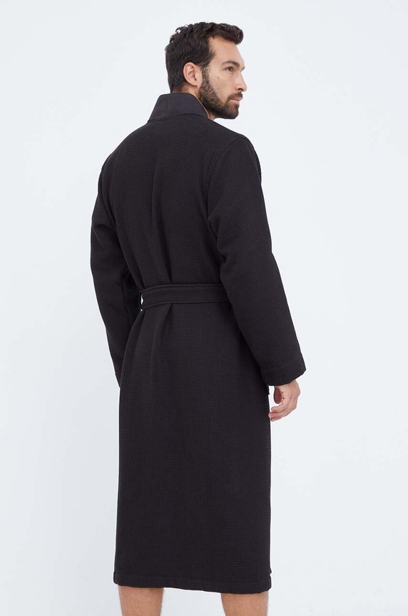 Odzież BOSS szlafrok Waffle Kimono 50469787 czarny