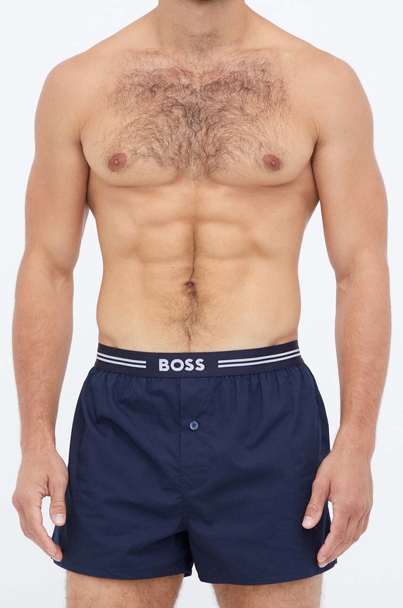 Bavlnené boxerky BOSS 3-pak 3P Woven Boxer 50480034