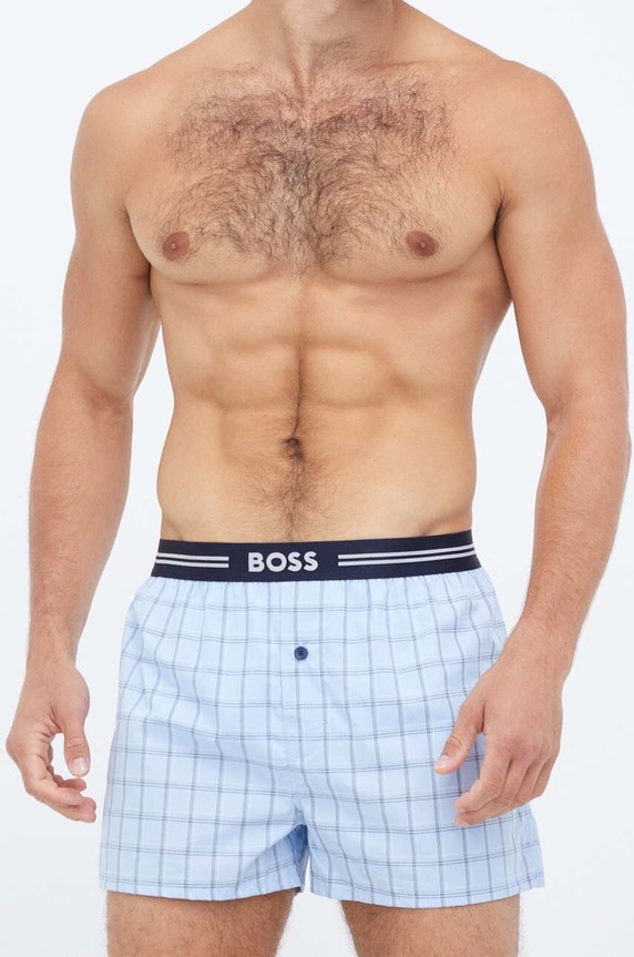 Bavlnené boxerky BOSS 3-pak 3P Woven Boxer 50480034