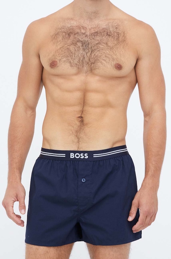BOSS boxeri de bumbac 3-pack 3P Woven Boxer 50480034