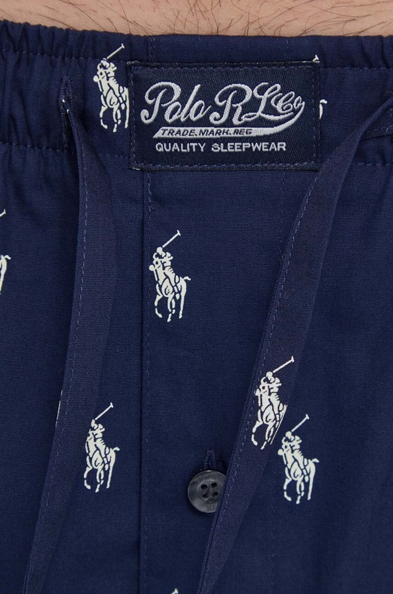 Bavlnené pyžamové nohavice Polo Ralph Lauren tmavomodrá 714899624