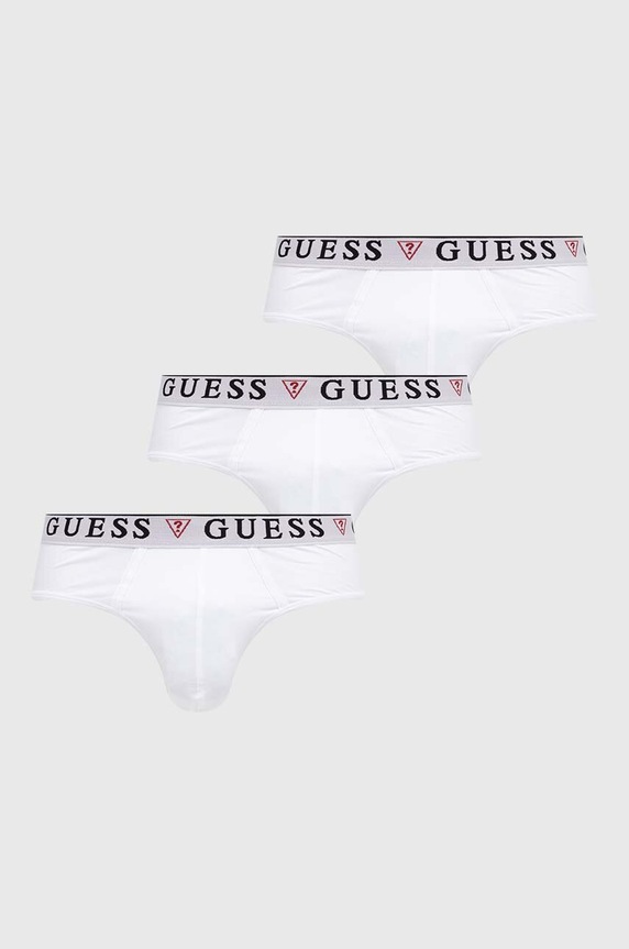 Guess slipy 3-pack BRIAN dzianina biały U97G00.KCD31