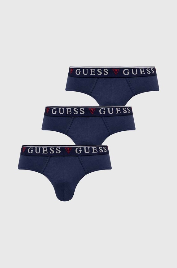 Slipy Guess 3-pak BRIAN pletenina tmavomodrá U97G00.KCD31