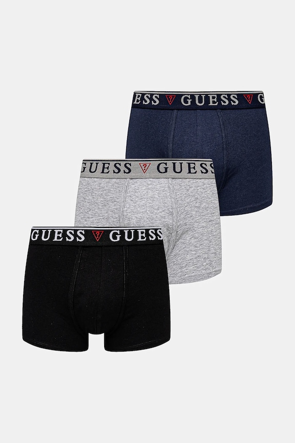 Boxerky Guess BRIAN 3-pak čierna U97G01.KCD31