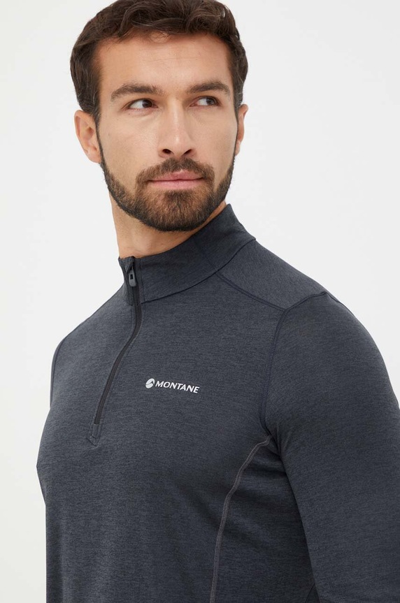 Montane longsleeve funkcyjny Dart Zip szary MDRZN