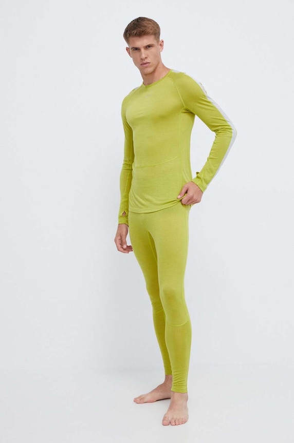 Icebreaker legginsy funkcyjne 125 ZoneKnit IB0A56H58641 zielony AW23