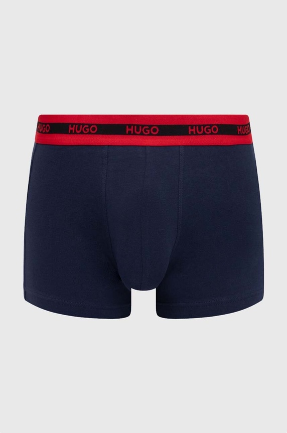 Boxerky HUGO 3-pack modrá 50503083