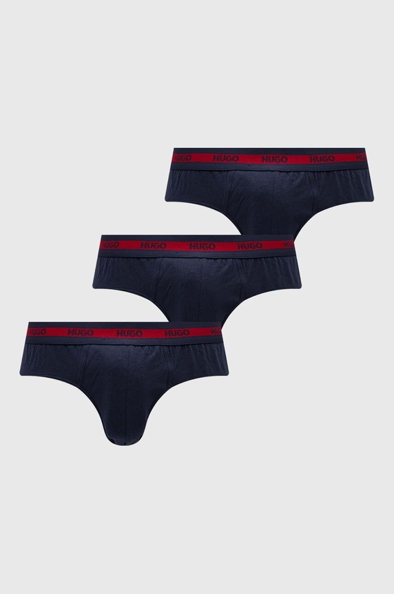 HUGO slip 3-pack slipuri bleumarin 50503100