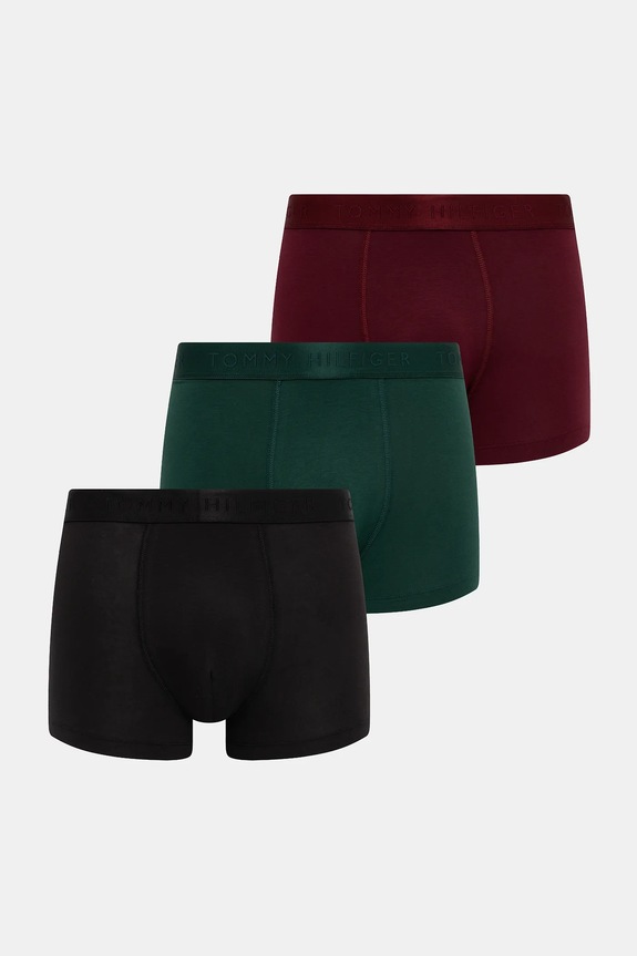 Tommy Hilfiger boxer pacco da 3 maglia verde UM0UM02760
