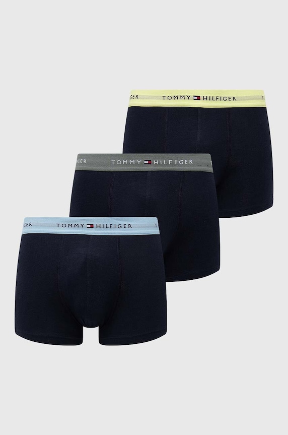 Tommy Hilfiger boxeralsó 3 db sima sötétkék UM0UM02763