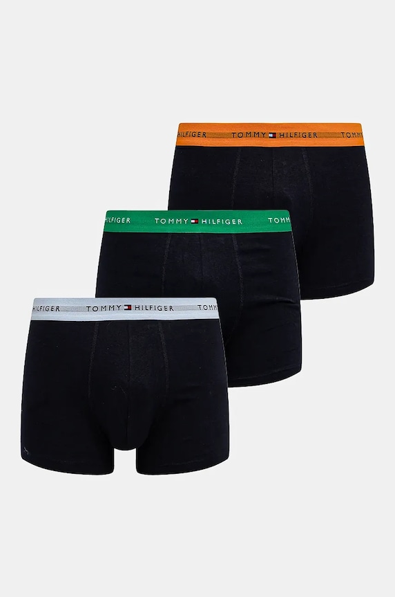 Tommy Hilfiger boxeralsó 3 db sima fekete UM0UM02763