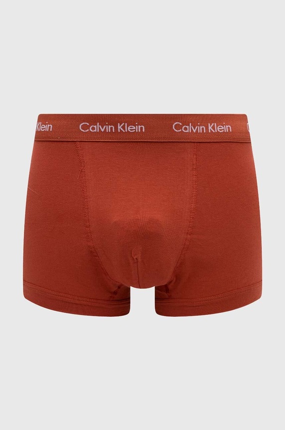 Odzież Calvin Klein Underwear bokserki dopasowane męskie 5-pack 000NB2877A zielony