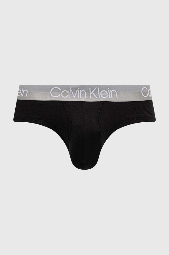 Odzież Calvin Klein Underwear slipy 3-pack 000NB2969A czarny