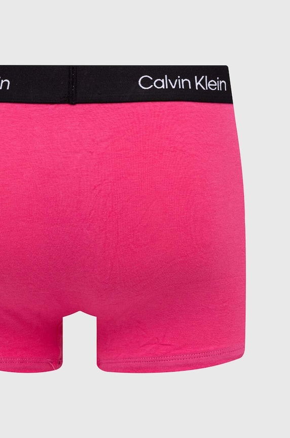 Bokserice Calvin Klein Underwear 3-pack 000NB3528A roza