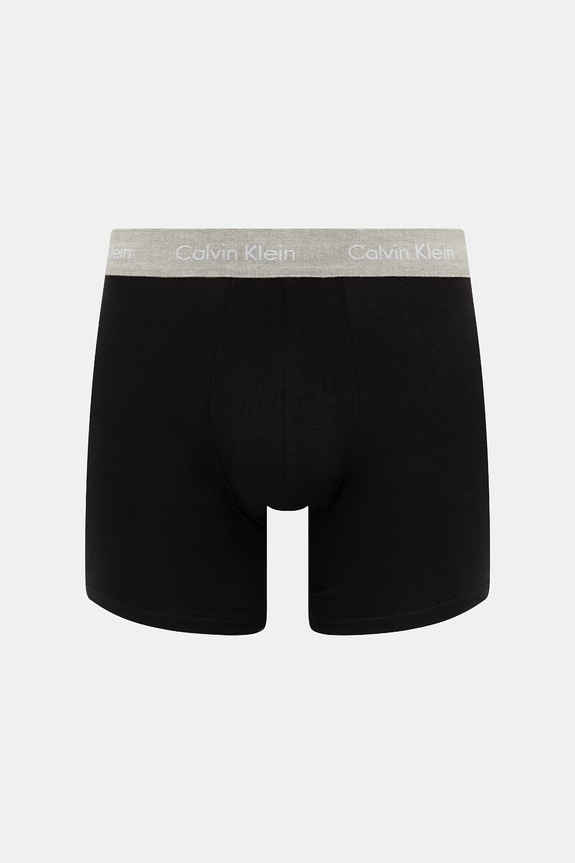 Calvin Klein Underwear boxerky pánske bavlnené s elastanom 5-pak čierna 000NB3794A