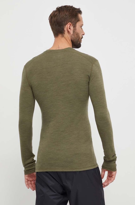 Smartwool longsleeve funcțional Classic Thermal Merino SW016350 verde AW25
