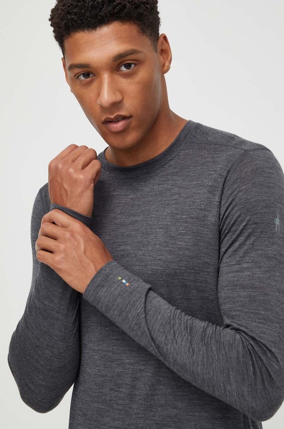 Smartwool longsleeve funkcyjny Classic All-Season Merino Planet friendly szary 16953