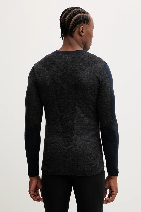 Ισοθερμικό μακρυμάνικο Smartwool Intraknit Thermal Merino SW016453 σκούρο μπλε AW25