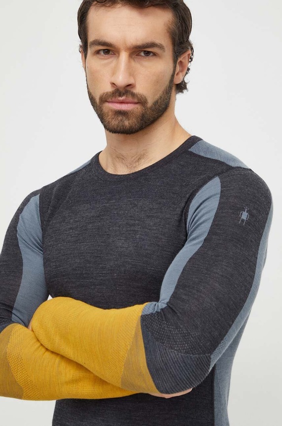 Smartwool funkcionális hosszú ujjú ing Intraknit Thermal Merino szürke SW016453