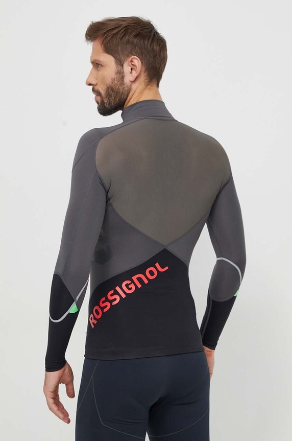 Rossignol longsleeve funkcyjny Infini Compression Race RLMML17 szary AW24