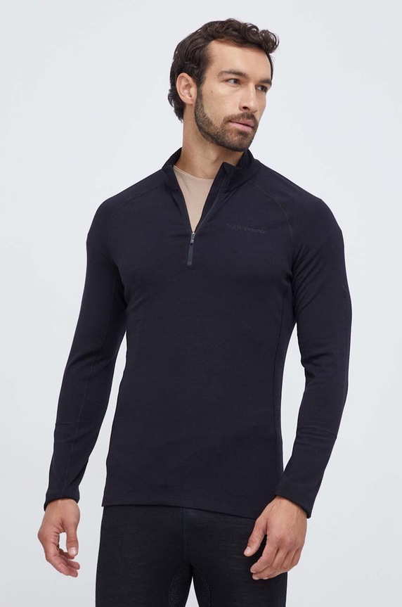 Peak Performance longsleeve funkcyjny Magic sporty zimowe czarny G78079