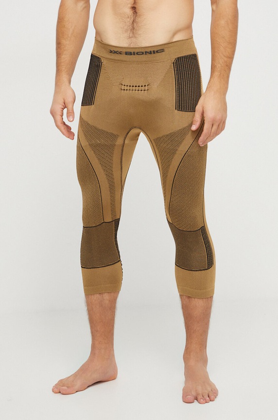 X-Bionic legginsy funkcyjne Radiactor 4.0 sporty zimowe beżowy ra.WP49W19M
