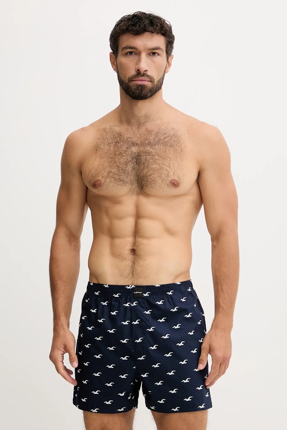 Hollister Co. boxeri de bumbac 5-pack boxeri deschisi negru KI314.3520.108