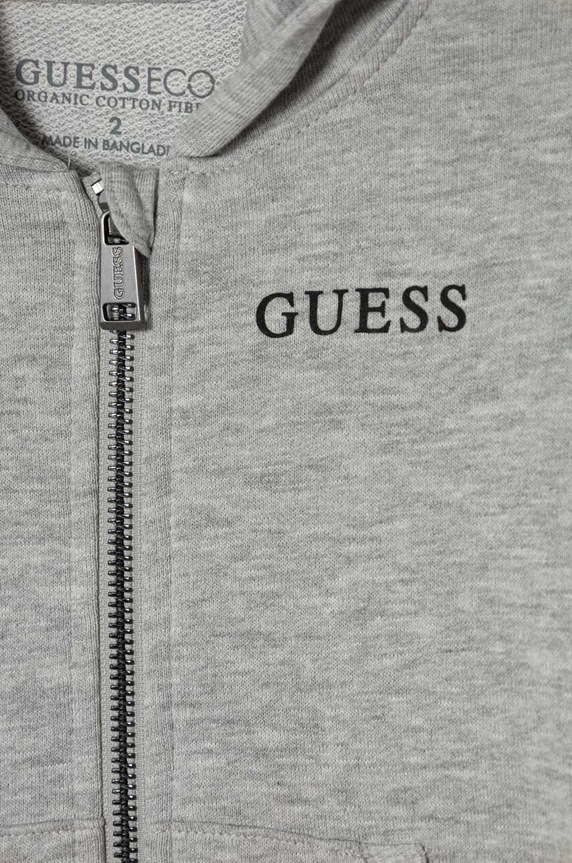 Dječaci Dječja pamučna dukserica Guess N3YQ07.KAUG0.9BYX siva