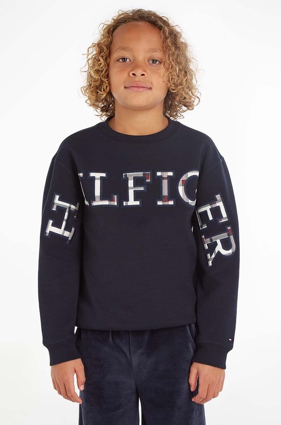 Tommy Hilfiger gyerek felső elasztánnal sötétkék KB0KB08382.128.176.9BYX