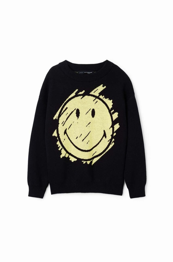 Παιδική μπλούζα Desigual 23WBJF03 μαύρο AW23